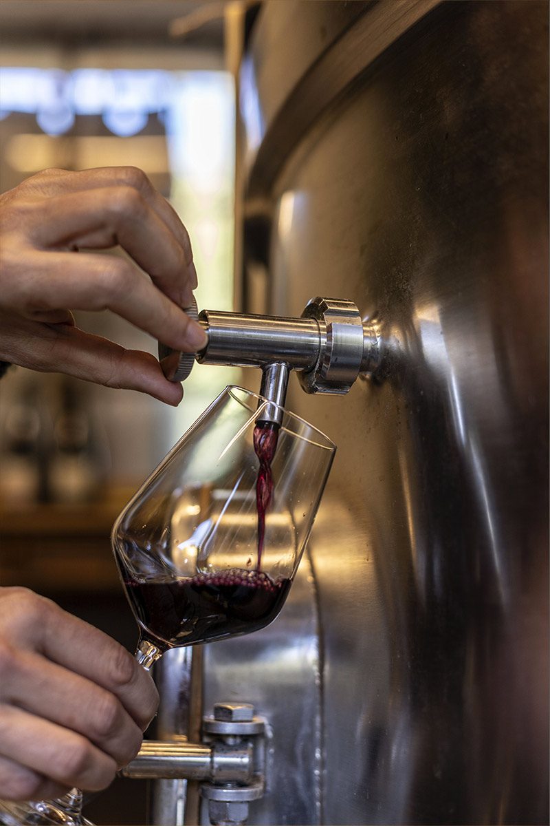 Service du vin